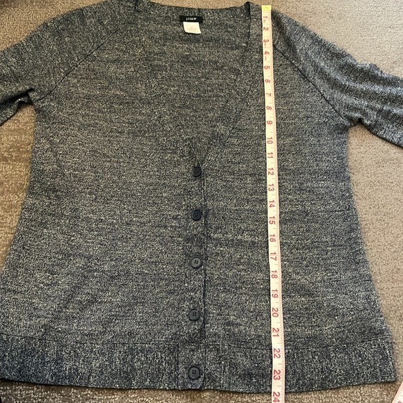 J. Crew Merino Wool Linen V-Nexk Cardigan Size XS - Picture 8 of 8